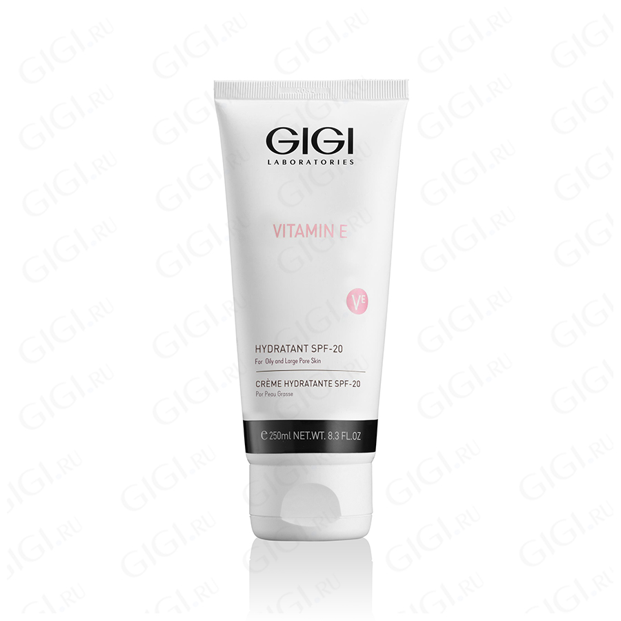 47506 Увлажняющий крем для жирной кожи GIGI Vitamin E Hydratant SPF 20, 250 мл
