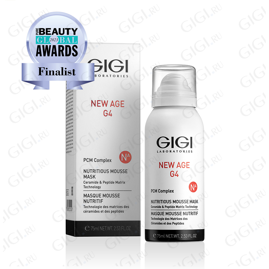 20224 Маска-мусс экспресс увлажнение GIGI New Age G4 Nutritious Mousse Mask, 75 мл