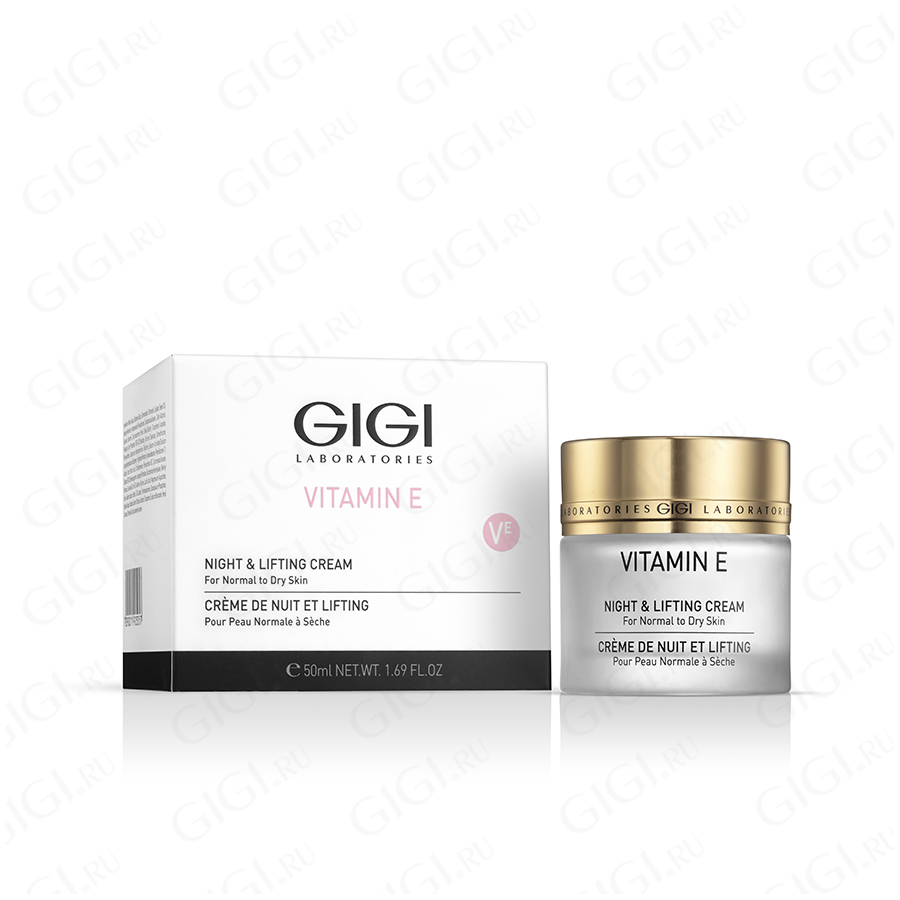 47572 Крем лифтинговый ночной GIGI Vitamin E Night & Lifting Cream, 50 мл