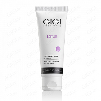 12560 Маска поростягивающая GIGI Lotus Beauty Astringent Mask, 75 мл